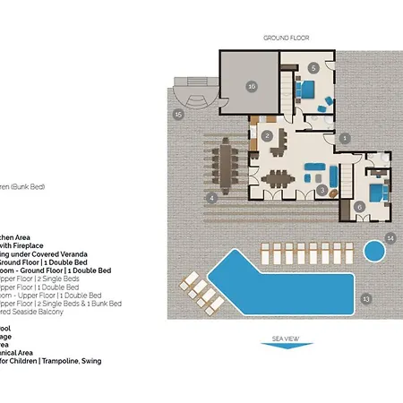 Astarte - Diva Affluence With Private Pool * Koríthion